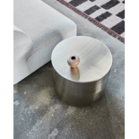 House Doctor Step side table brushed silver House Doctor Step side table brushed silver