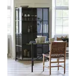 Nordal Armoire Downtown en fer - noir 120x36x185cm