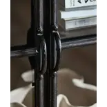 Nordal Jernskap i sentrum - svart 120x36x185cm