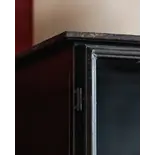 Nordal Armario de hierro Downtown - negro 120x36x185cm