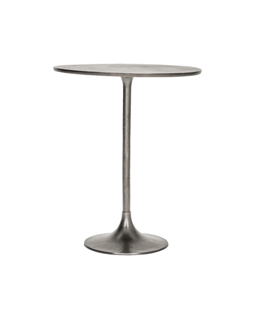 House Doctor Table de café Pan en argent brossé