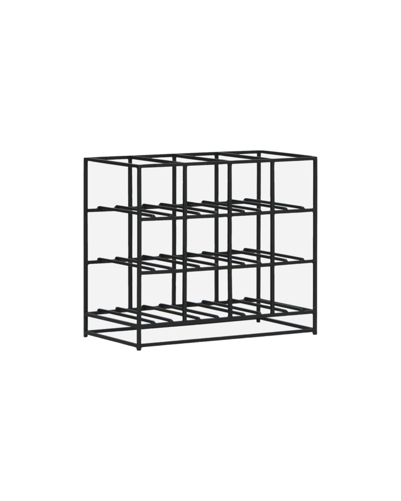 House Doctor 12er Weinregal schwarz House Doctor 12er Weinregal schwarz