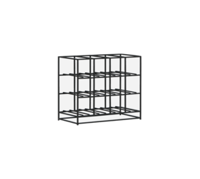 House Doctor 12 wijnrek zwart