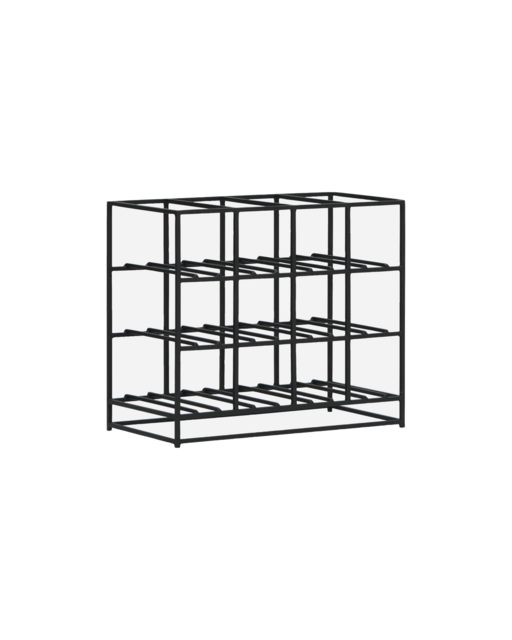 House Doctor 12 wijnrek zwart House Doctor 12 wijnrek zwart