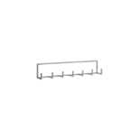 House Doctor Rack coat rack silver