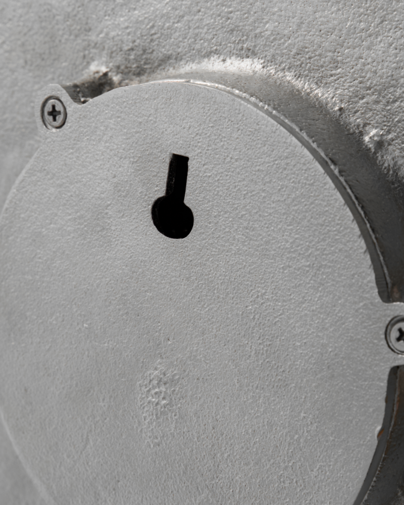 House Doctor Show clock silver