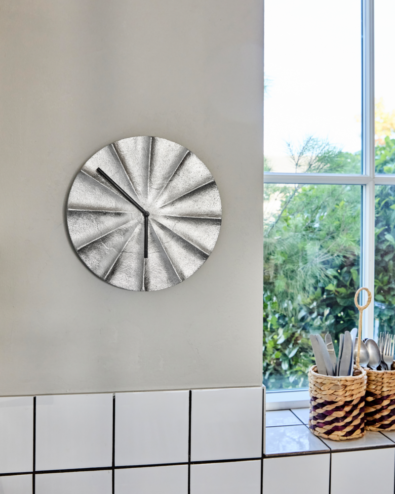 House Doctor Schauuhr silber