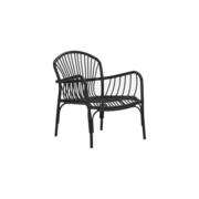 House Doctor Brea Lounge-Sessel schwarz