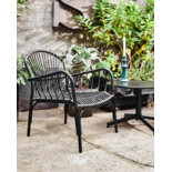 House Doctor Brea Lounge-Sessel schwarz