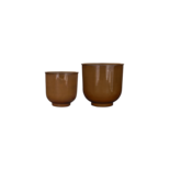 House Doctor Cove planters brown set of 2 pieces