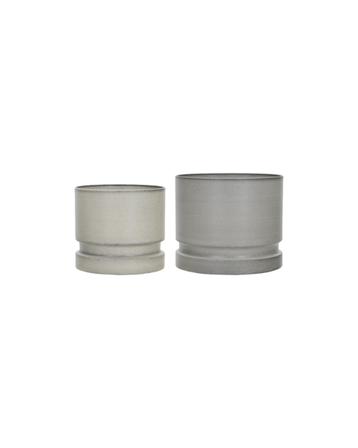 House Doctor Pepple plantekasser sandfarvet sæt med 2 stk. House Doctor Pepple plantekasser sandfarvet sæt med 2 stk.