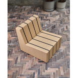 House Doctor Jass Lounge-Sessel natur/schwarz