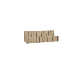 House Doctor Jass lounge sofa natural/black