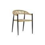 House Doctor Chaise Coon naturelle/noire