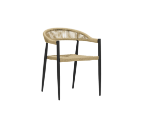 House Doctor Sedia Coon naturale/nera