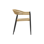 House Doctor Coon stoel naturel/zwart