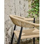 House Doctor Coon-Stuhl natur/schwarz