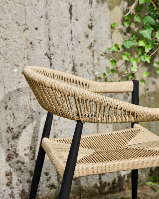 House Doctor Chaise Coon naturelle/noire