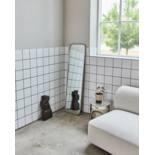 House Doctor Mirror spiegel brushed silver 130x35cm