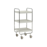 House Doctor Carrello portaoggetti bianco sporco/cromato