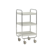 House Doctor Carro rodante blanco roto/cromado House Doctor Carro rodante blanco roto/cromado