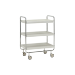 House Doctor Carrello portaoggetti bianco sporco/cromato grande