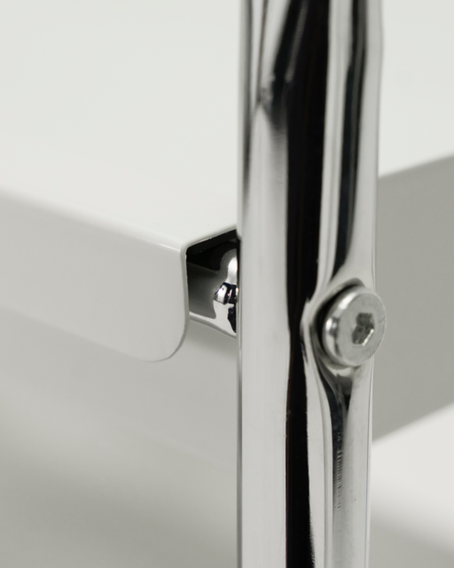 House Doctor Carrello portaoggetti bianco sporco/cromato grande