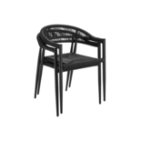 House Doctor chaise Coon noire House Doctor chaise Coon noire