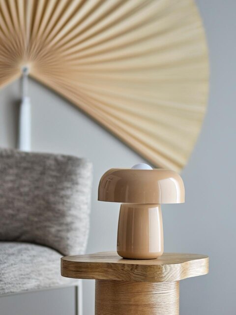 Bloomingville Ylva bordlampe beige