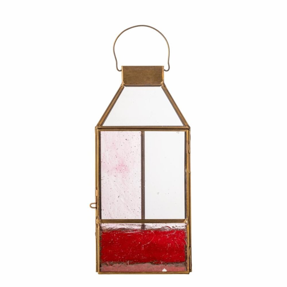 Bloomingville Lanterne rose dessinée