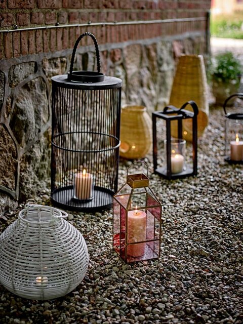 Bloomingville Drew lantern pink Bloomingville Drew lantern pink