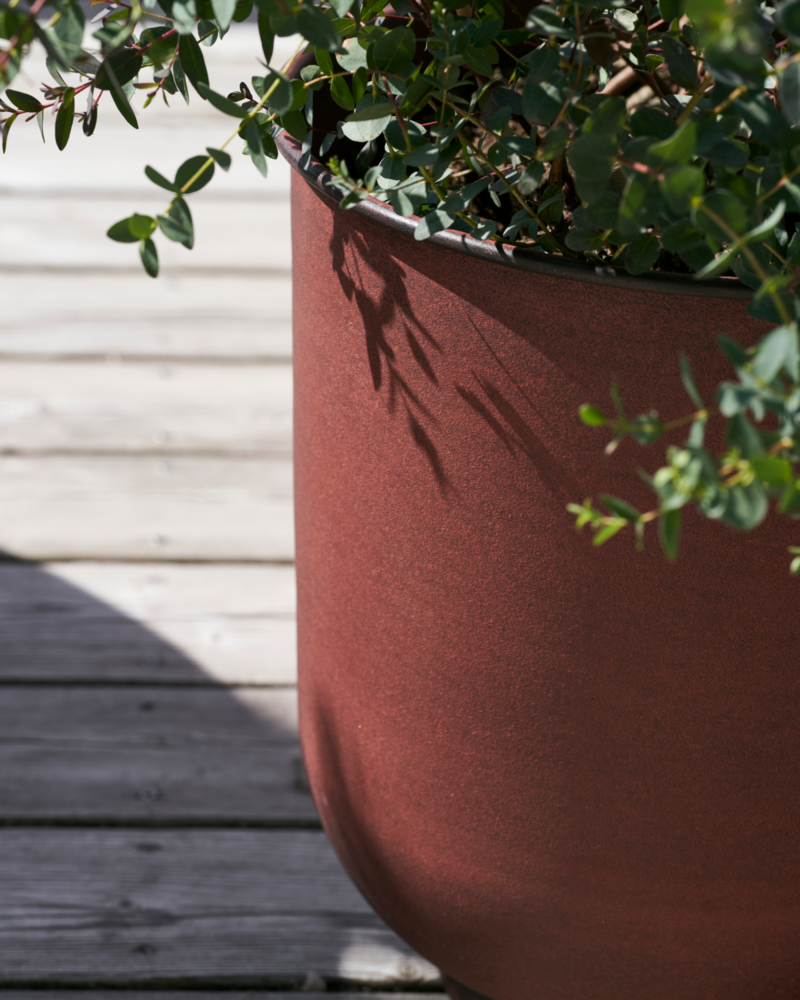 House Doctor Vig blomsterpotte sett brent henna