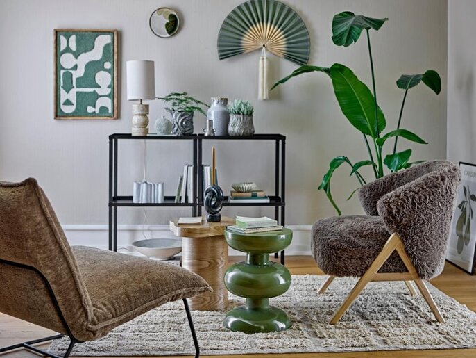 Bloomingville Table d'appoint Alba verte