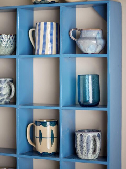 Bloomingville Bekka Wandregal blau