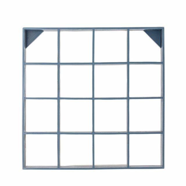 Bloomingville Estante de pared Bekka azul