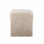 Bloomingville Bobbie skammel beige Bloomingville Bobbie skammel beige