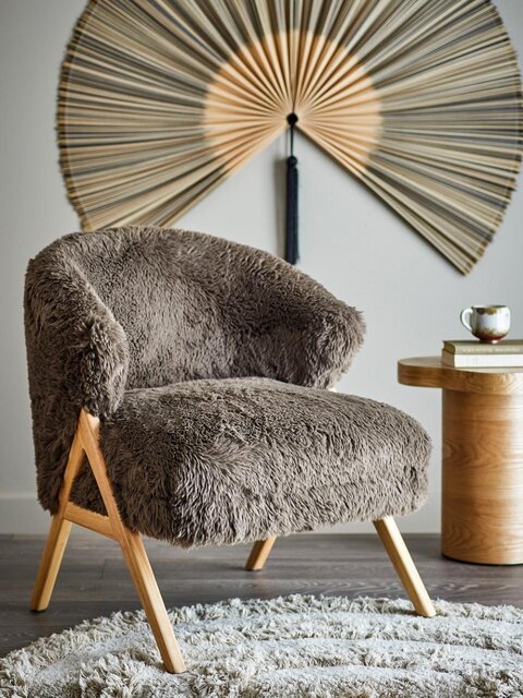 Bloomingville Camino lounge chair brown