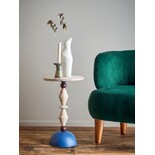 Bloomingville Mannelli side table blue