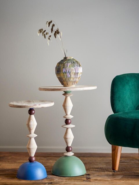 Bloomingville Mannelli bijzettafel groen