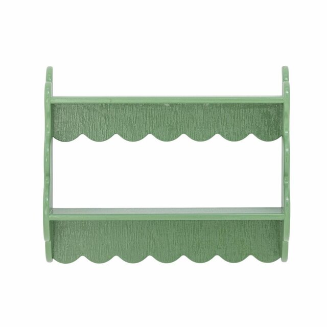 Bloomingville Salla wall shelf green