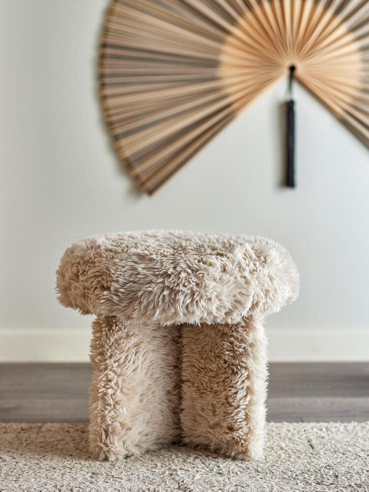 Bloomingville Frikka Pouf natürlich