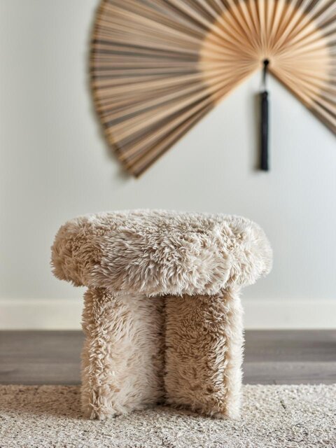 Bloomingville Frikka Pouf natürlich