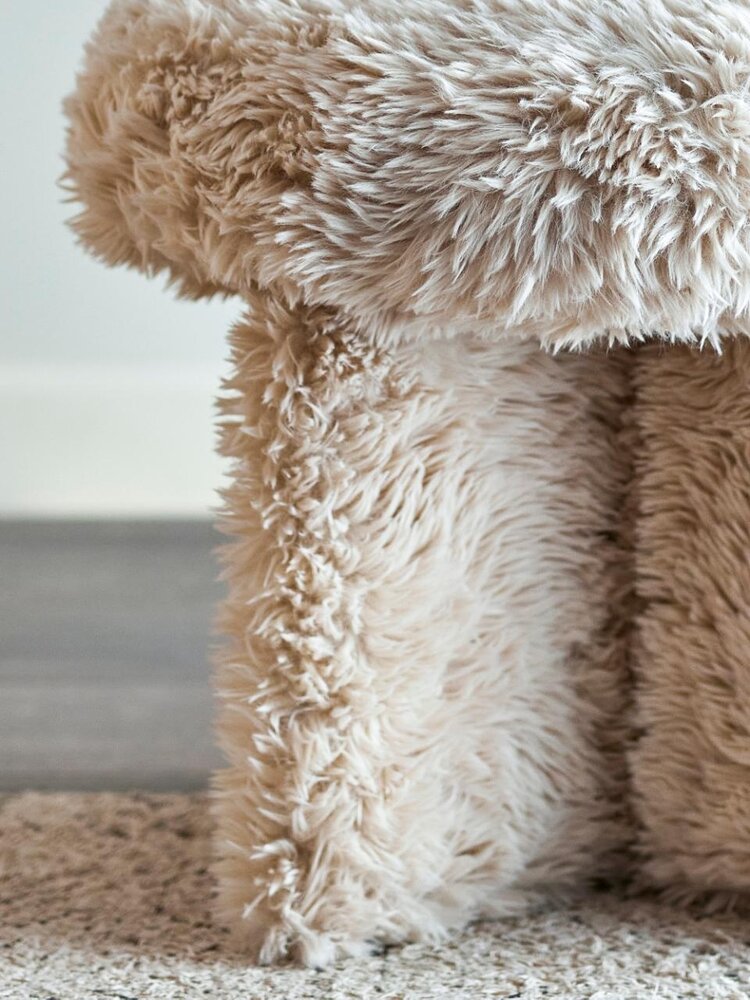 Bloomingville Pouf Frikka naturel