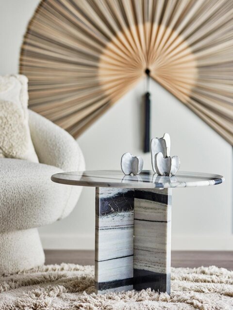 Bloomingville Rosito Couchtisch aus Marmor