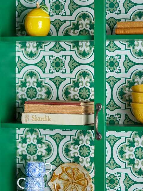 Bloomingville Gabinete Hazem verde