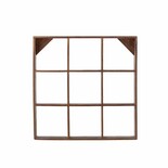Bloomingville Tilo wall rack brown 53x53cm