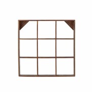 Bloomingville Tilo wall rack brown 53x53cm
