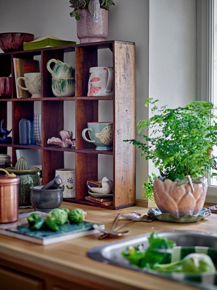 Bloomingville Tilo wall rack brown 53x70cm