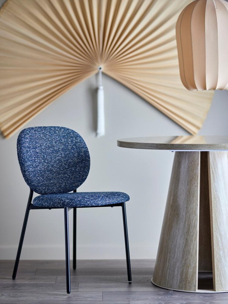 Bloomingville Chaise Percey bleue