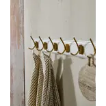 Nordal Edgy coat rack with 8 hooks - 40801